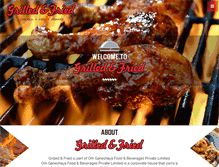 Tablet Screenshot of grilledandfried.com